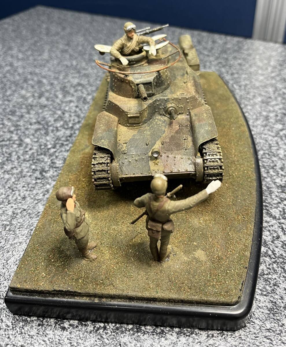 c30 戦車 帝国陸海軍九七式中戦車 日本国 ガルパン 秘匿名称チハ プラモデル 模型 ジオラマ モデラーズの画像6