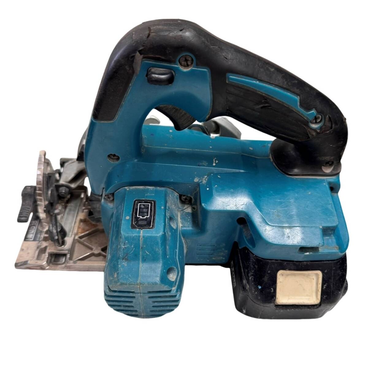 makita マキタ 充電式マルノコ HS471D グリーン 動作確認済み バッテリーBL1840付 電動工具 【中古】 12404R27_画像3