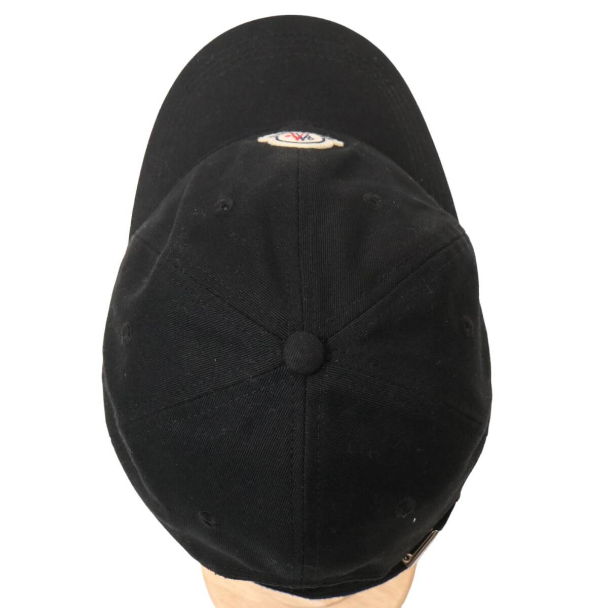 MONCLER モンクレール ロゴワッペン ベースボールキャップ 帽子 ※内タグ欠品 の画像6