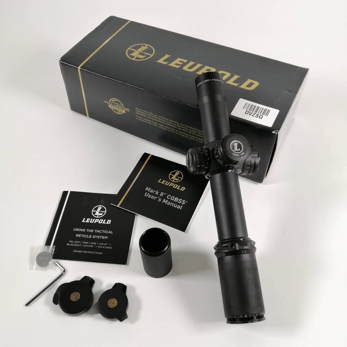 実物Leupold Mark8 CQBSS 1.1-8×24 H27D ショートスコープ 実物Leupold Mark8 CQBSS 1.1-8×24 H27D ショートスコープ