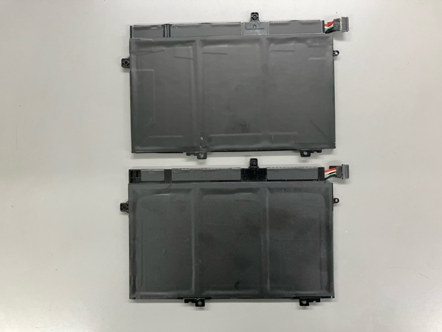 ThinkPad L480.L580.L590用 バッテリーパック 2個SET 共に約9h 01AV463/465 97875の画像2