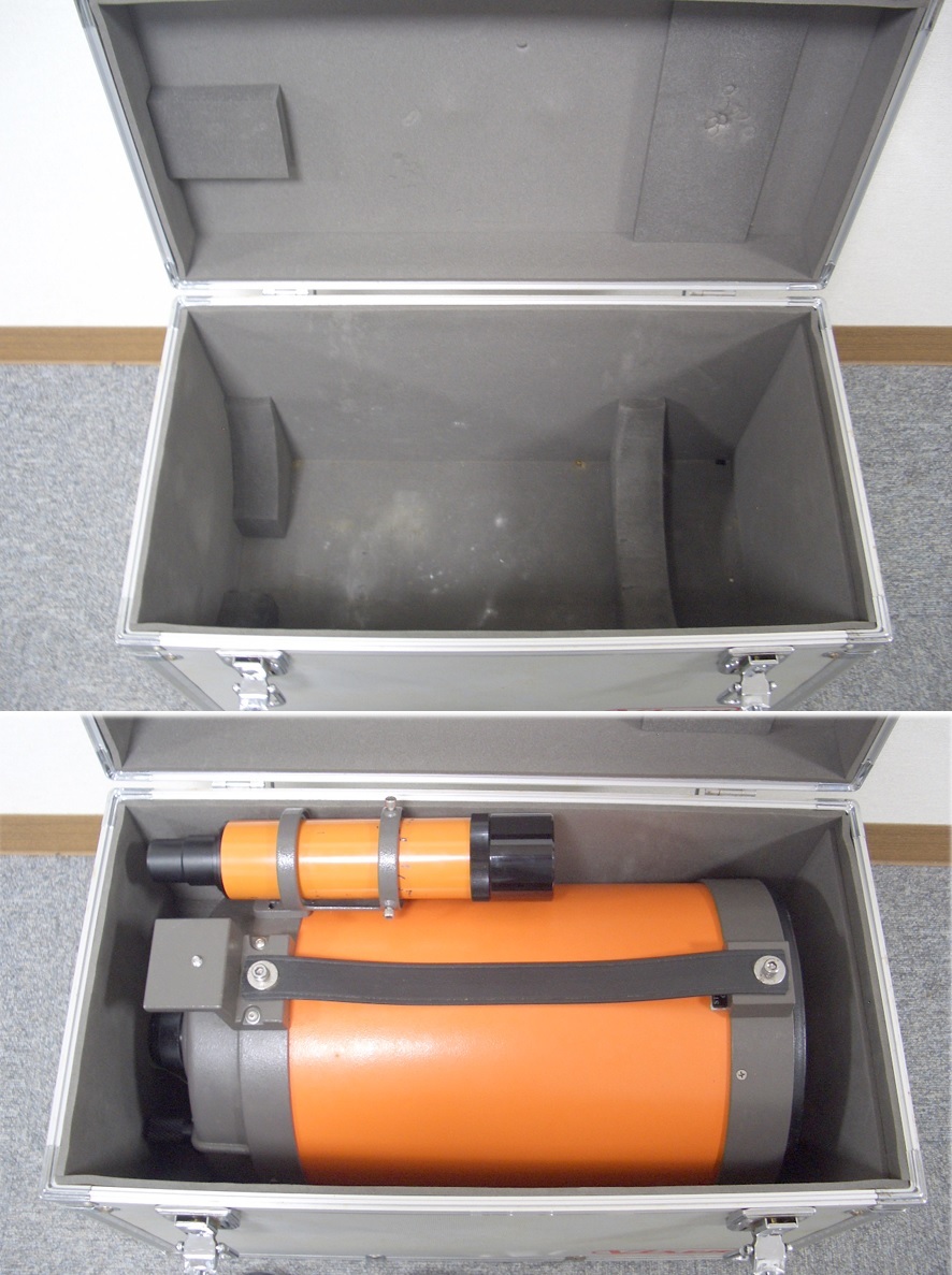 送料込 ビクセン 20㎝シュミットカセグレン鏡筒用アルミケース 実用品の画像6