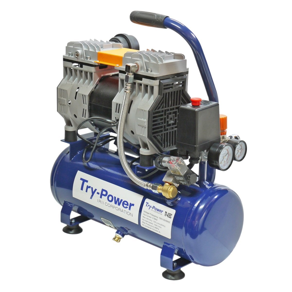 期間限定セール k1824 1馬力小型オイルレスエアーコンプレッサー TR-405EC