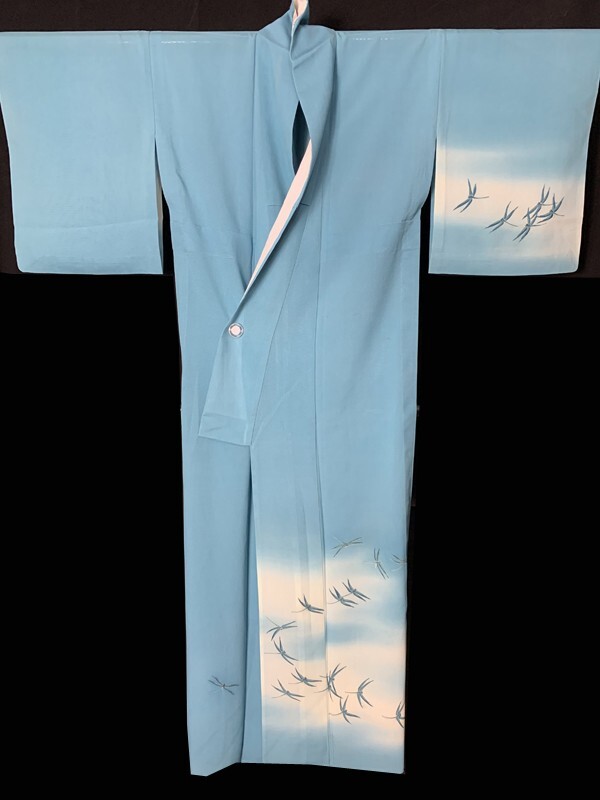 * kimono ... antique kimono obi * summer kimono . single ... dragonfly Taisho romance old cloth old . Schic 