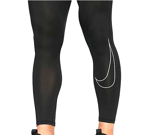 [ new goods ] Nike Pro long tights [010: black ]XL inner spats leggings running marathon training Jim NIKE PRO