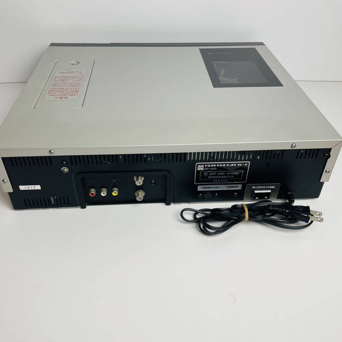 ナショナル National VHDプレイヤー デッキ DP-900 通電確認済み ナショナル National VHDプレイヤー デッキ DP-900 通電確認済み