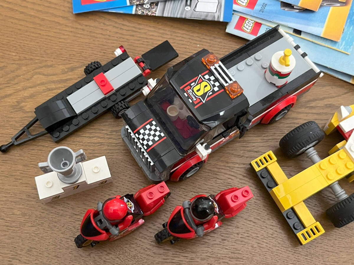 LEGO:60084: гонки мотоцикл перевозчик :CITY City Lego 31002klieita- super Racer 