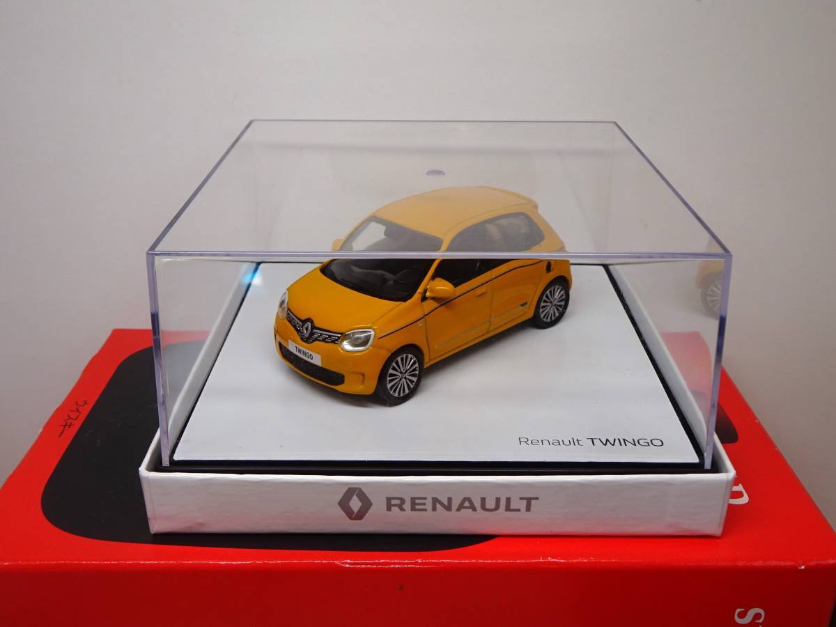 1/43 NOREV ディーラー特注 RENAULT TWINGO III Jaune Mangue 2014 ルノー トゥインゴ マンゴーイエローの画像1