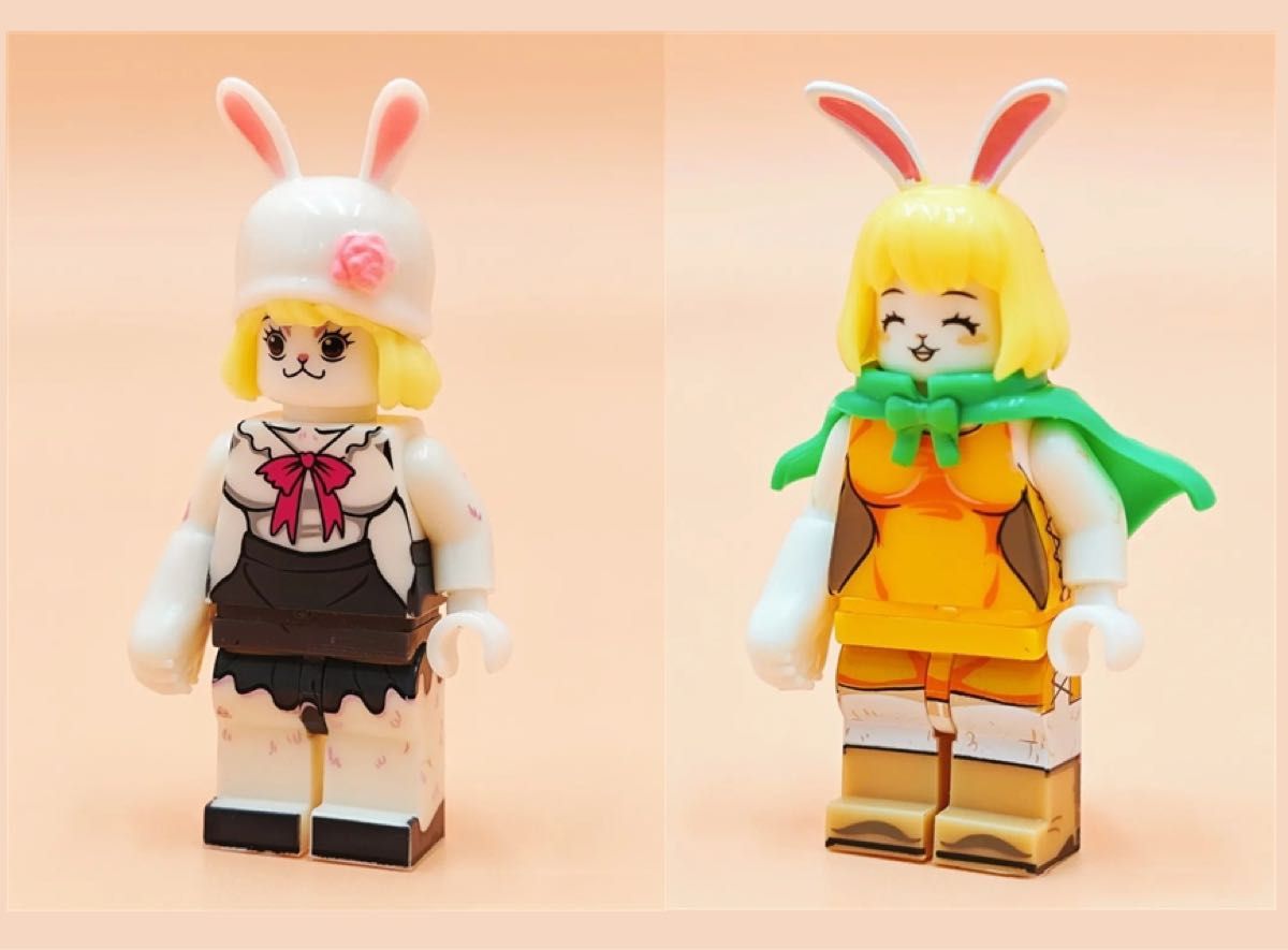 ★新作★【レゴ互換】ミニフィグ ONE PIECE キャロット人形 フィギュア2体セット