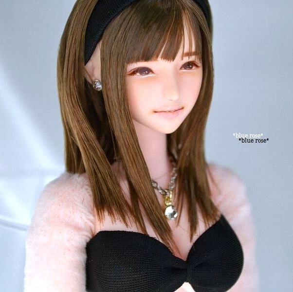 *blue rose*1/6 custom doll ( custom head + body + costume + shoes + chair ) full set * Sakura **customdoll*