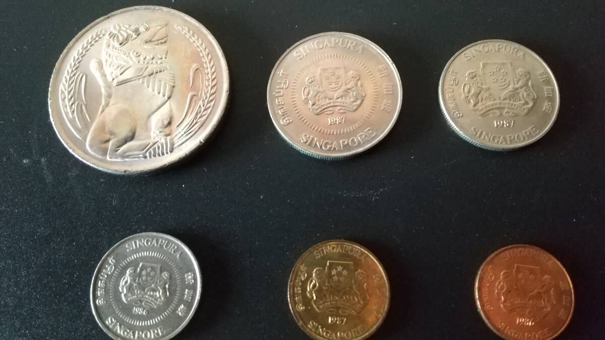 シンガポール&マレーシア 記念硬貨 16枚セット 1971年～1990年 重複なし 美品 送料185円の画像6