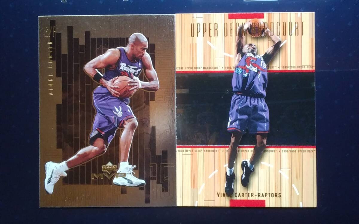 1999 UPPER DECK MVP TORONTO RAPTORS 【VINCE CARTER】 DYNAMICS #D6 & 1999 HARDCOURT #53の画像1