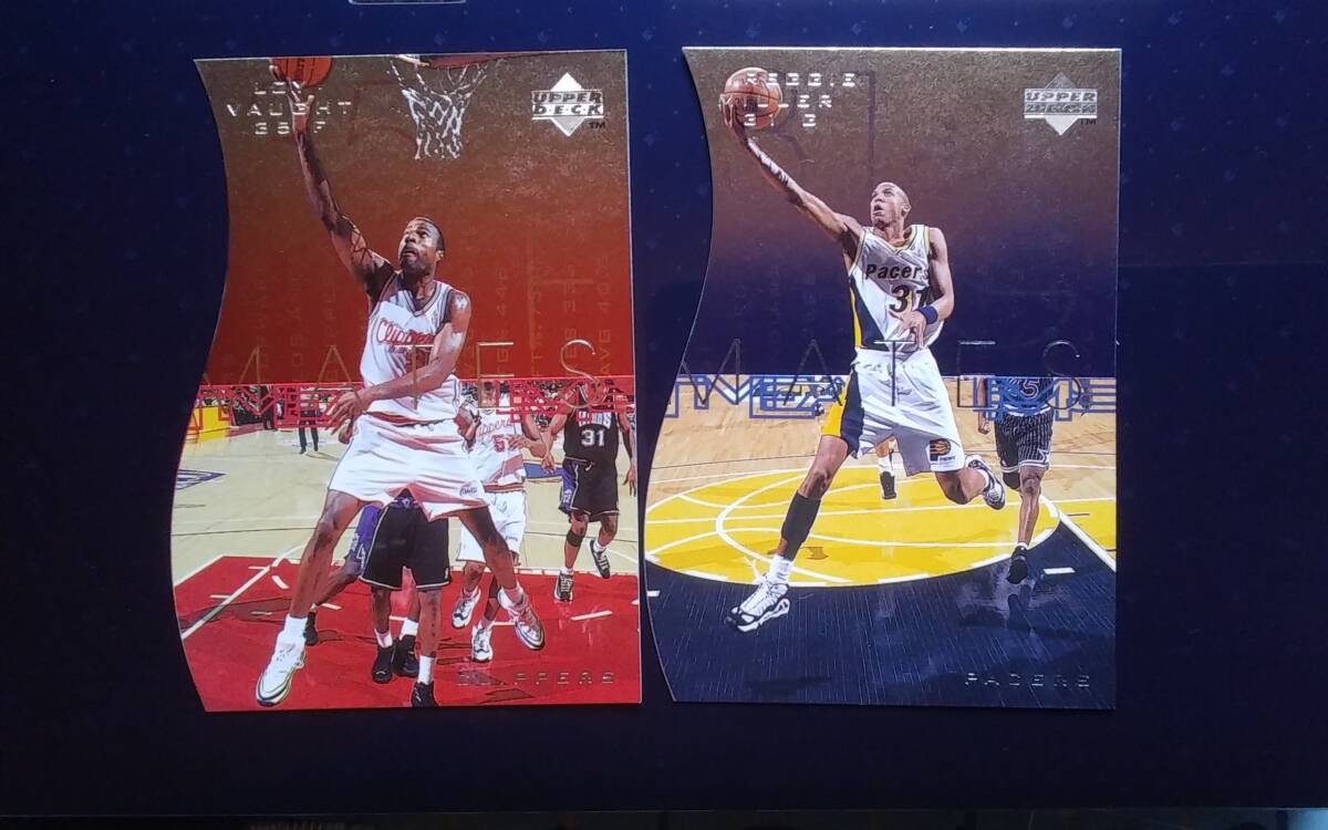 1997 UPPER DECK PACERS 【REGGIE MILLER】 COMBINED SCORE #T22 & CLIPPERS 【LOY VAUGHT】 COMBINED SCORE #24の画像1