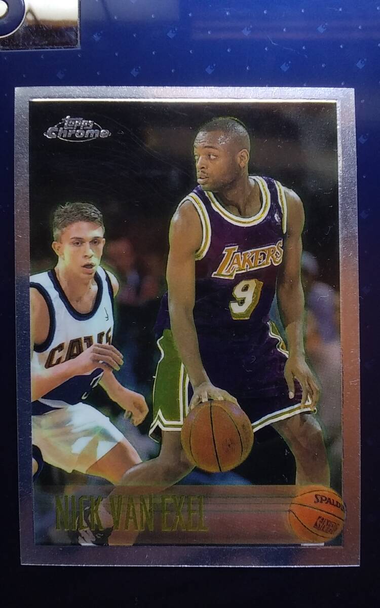 1996 topps Chrome LOS ANGELES LAKERS 【NICK VAN EXEL】 レギュラーカード #70の画像1