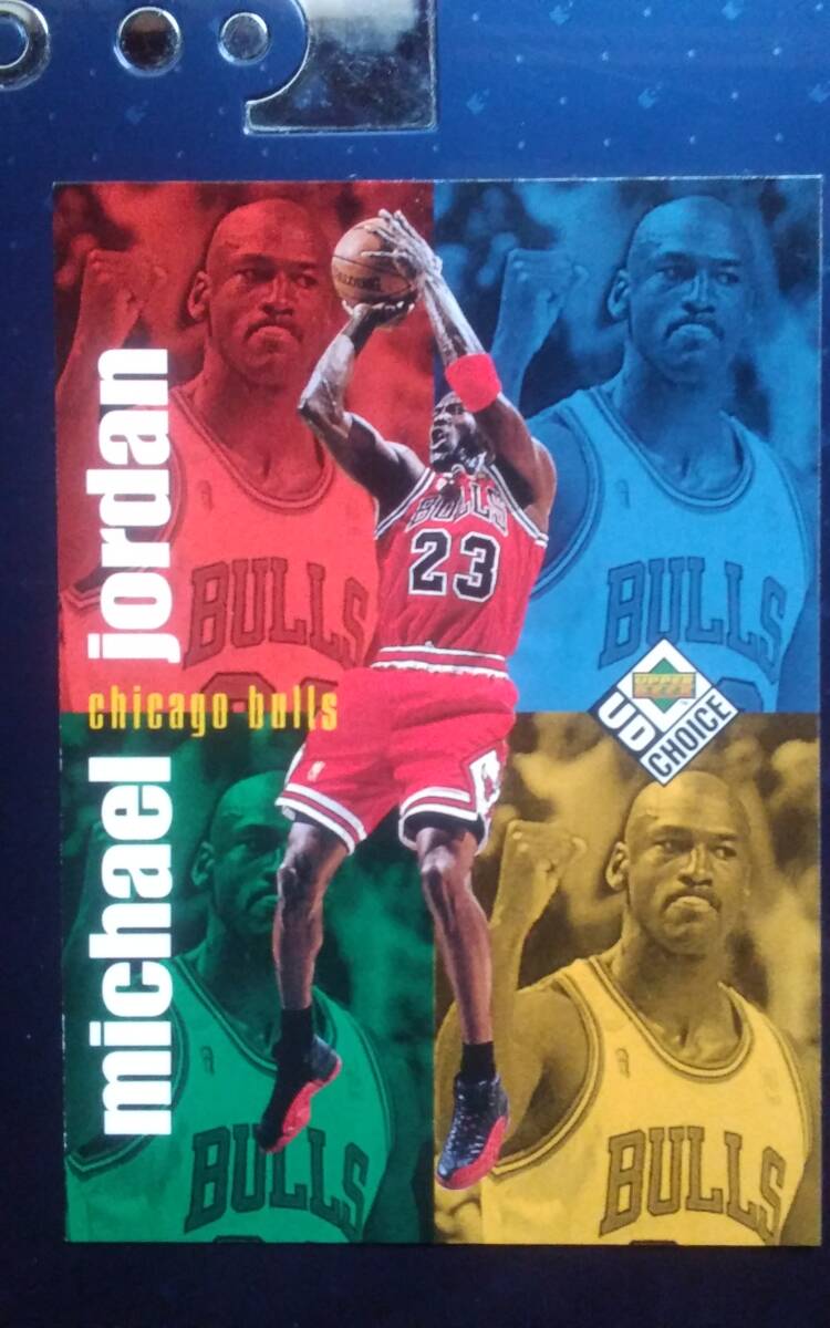 1998 UPPER DECK UD CHOICE CHICAGO BULLS 【MICHAEL JORDAN】 チェックリスト #200の画像1