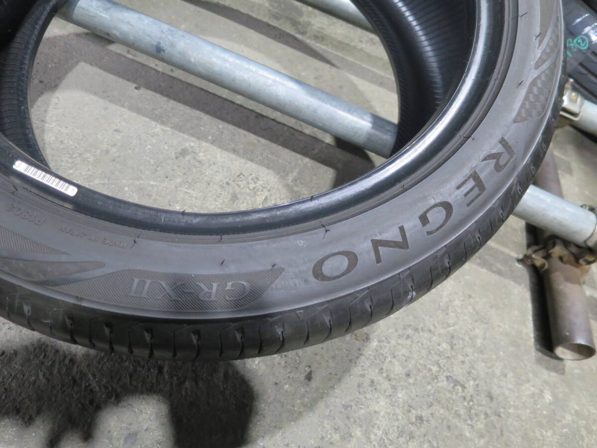 19年製 225/45R17 91W ◆ブリヂストン REGNO GR-XII◆ 2本 J1134 夏タイヤ_画像7