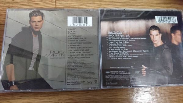 ★☆Ｓ06747　リッキー・マーティン（Ricky Martin)【Almas Del Silencio】【Ricky Martin】　CDアルバムまとめて２枚セット☆★_画像2