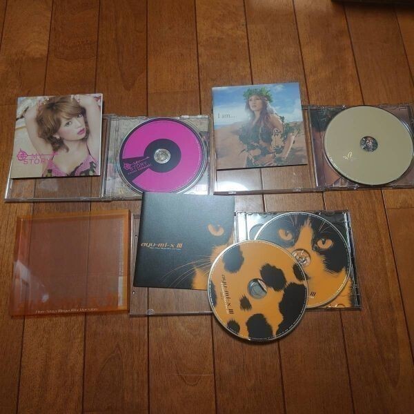 Ｓ03970　浜崎 あゆみ（はまさき あゆみ)【ayu-mi-x III Non-Stop Mega Mix Version】【I am...】【MY STORY】　CDアルバム３枚セット_画像1