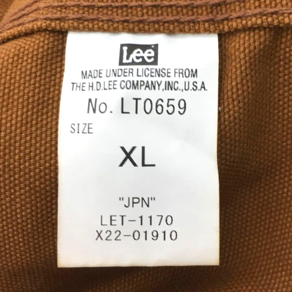 未使用新品 Lee DUNGAREES カバーオール ジャケット LT0659 ダック生地 XL_画像9
