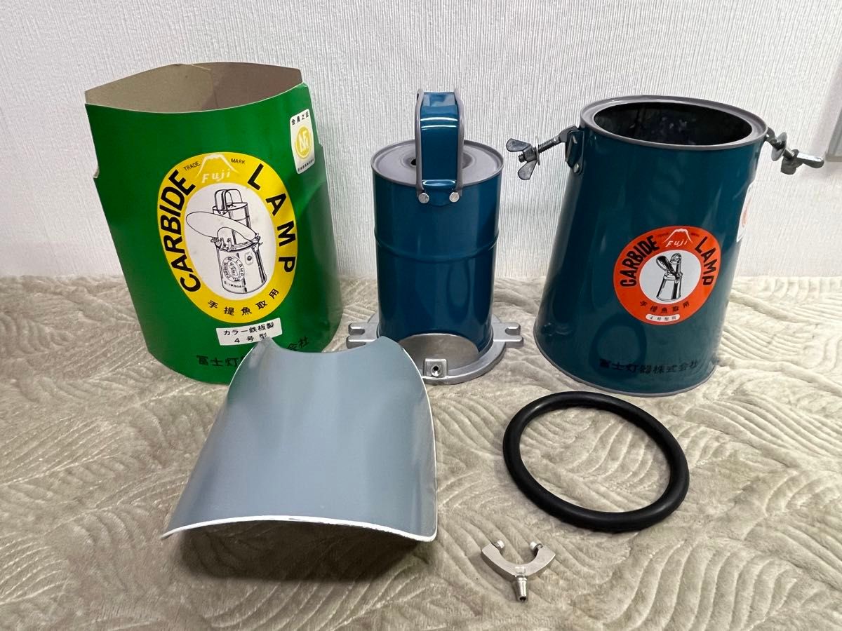 未使用【富士灯器】カーバイトランプ 手提魚取用 4号型用 火口付 未使用【富士灯器】カーバイトランプ 手提魚取用 4号型用 火口付