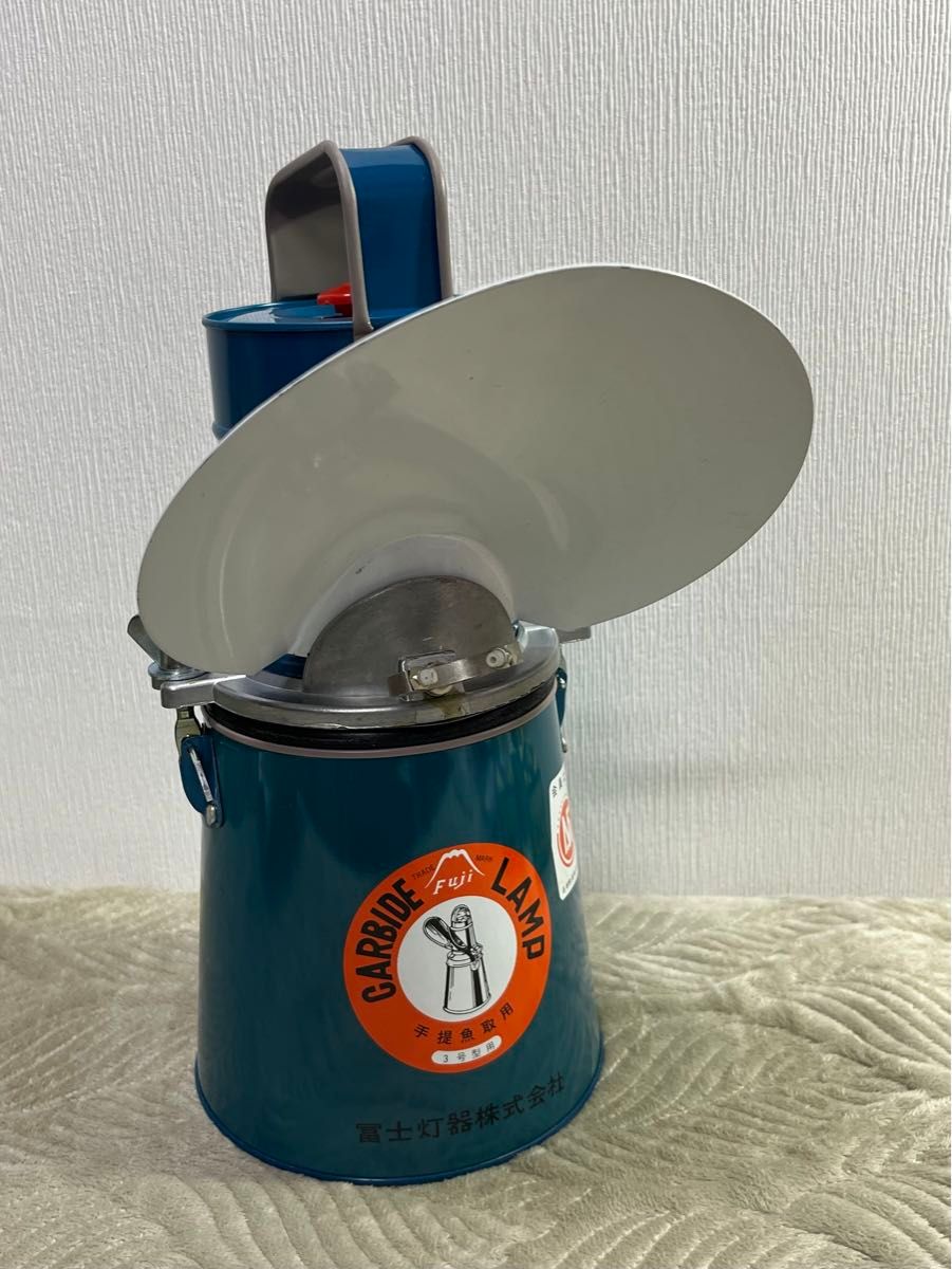未使用【富士灯器】カーバイトランプ 手提魚取用 3号型用 火口付 未使用【富士灯器】カーバイトランプ 手提魚取用 3号型用 火口付