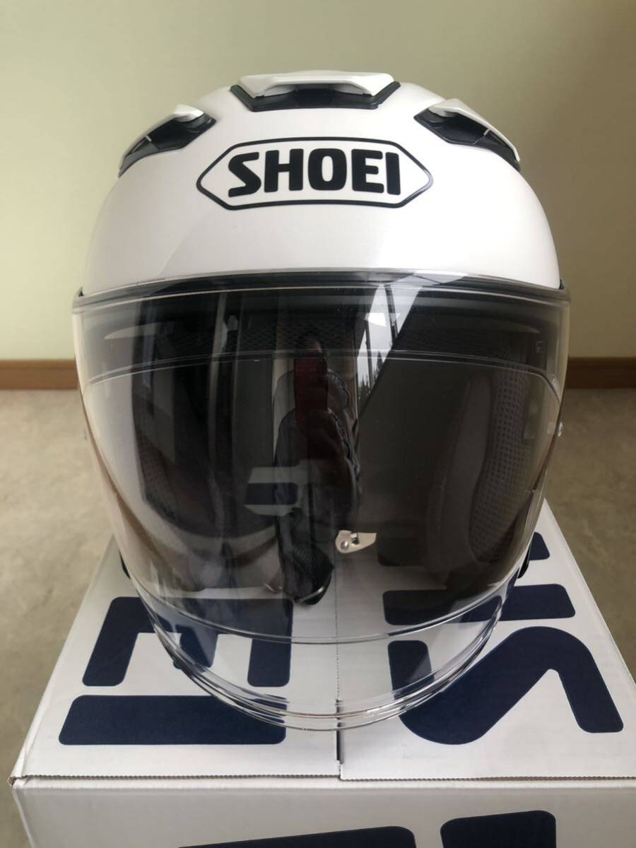 SHOEI J-Cruise Ⅱ L1回着用 ルミナスホワイト美品の画像1