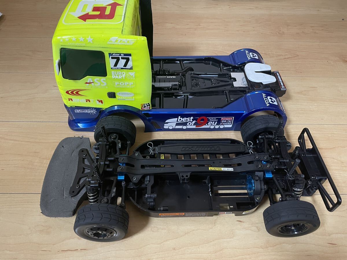 タミヤ TEAM REINERT RACING MAN TGS (TT-01シャーシ TYPE-E) レーシングトラック オプション ベアリング TAMIYA 1/14RCの画像4