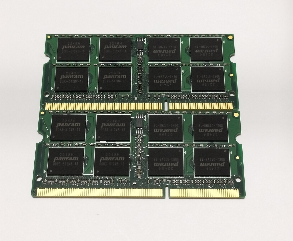 ■CFD Panram W3N1600PS-L8G PSD3L1600C118G2VS ノートPC用メモリ SODIMM DDR3-1600 PC3-12800 8GB 1.35V 2枚組 計16GB の画像2