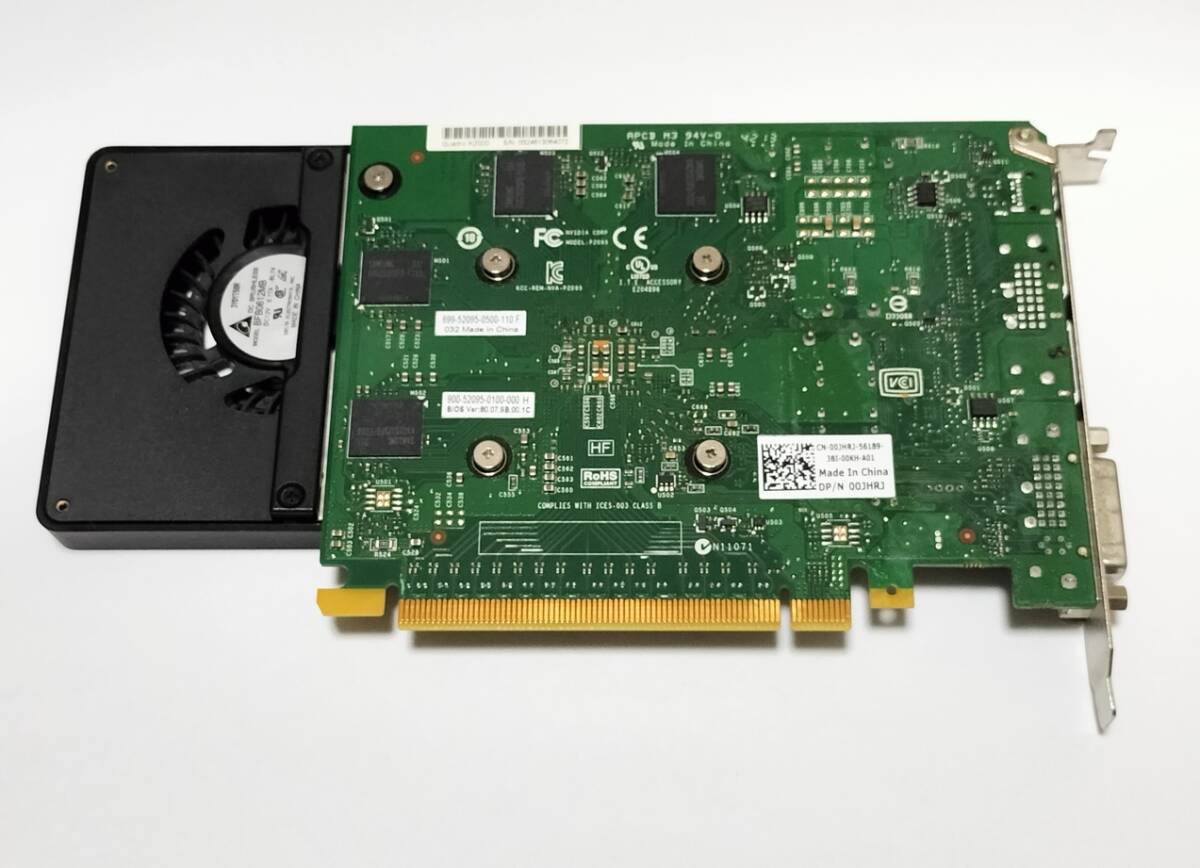 ■NVIDIA Quadro K2000 2GB GDDR5メモリ DVI-I×1 DisplayPort×2 ビデオカードの画像2
