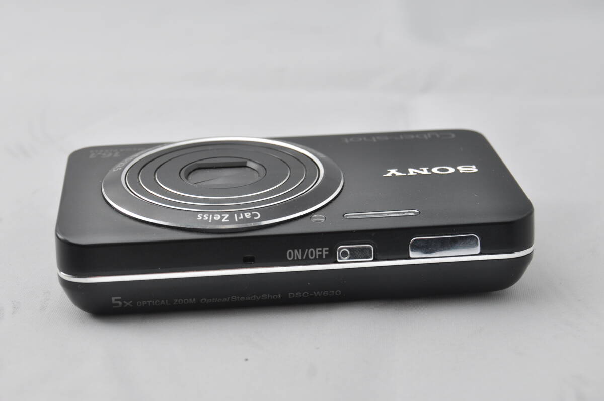 【送料無料】 SONY ソニー DSC-W630 Cyber-shot ブラック コンパクトデジタルカメラ #B24412の画像6