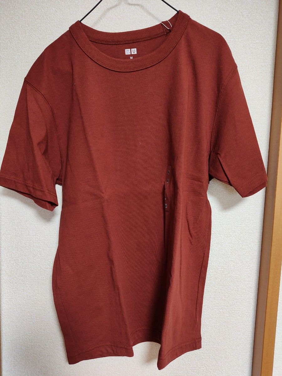 UNIQLO U クルーネックTシャツ（半袖）カラー: 13 RED 64 BLUE 商品番号: 461556 2点セット