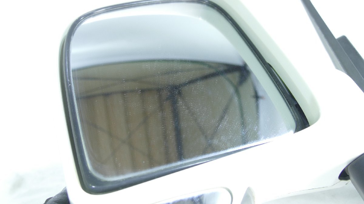 R7269IS Honda Vamos HM2 original left door mirror manual pearl NH624P H19 year 