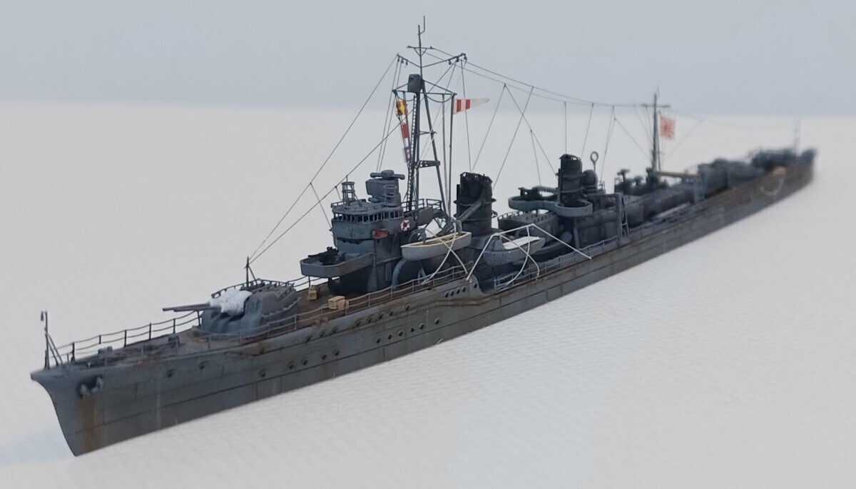 駆逐艦 白露 精密完成 1/700 日本海軍　フジミ_画像2