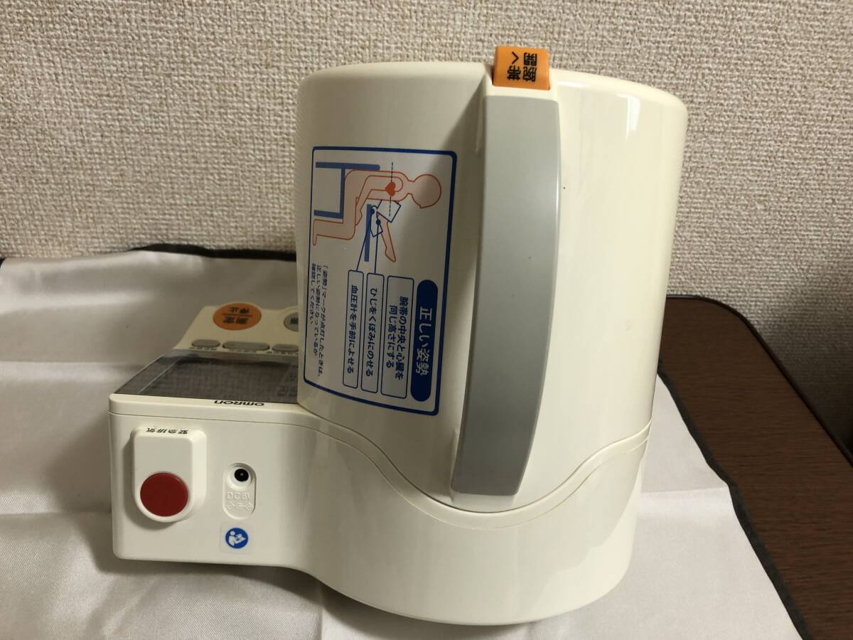 【1円~スタート】OMRON スポットアーム オムロン デジタル 自動血圧計 HEM-1000 自動電子血圧計 上腕式【現状品】_画像7