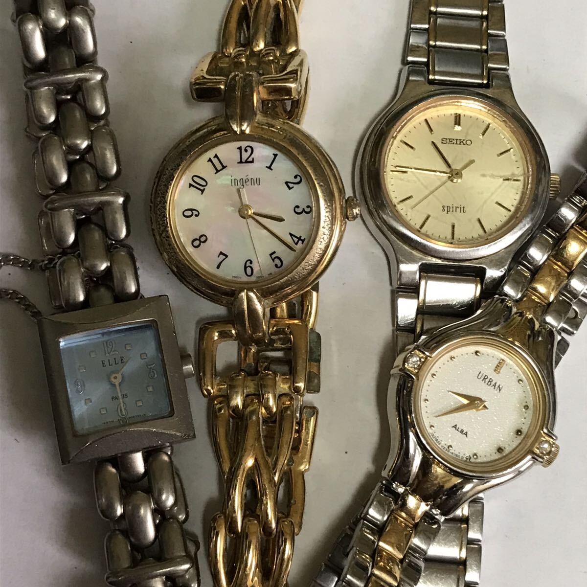 ブランド 腕時計 20本 agnis-b ELLE courrege VEXCEL SEIKO CITIZEN Orient ～キズ有りますよ 大量 まとめ 送料無料 42の画像6