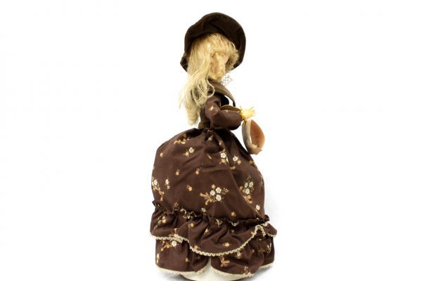●新品未使用 アンティークドール RONE ビスクドール ローヌ 人形 三協 Sankyo サンキョー Antique Doll レトロ ヴィンテージ 昭和 Z2084_画像4