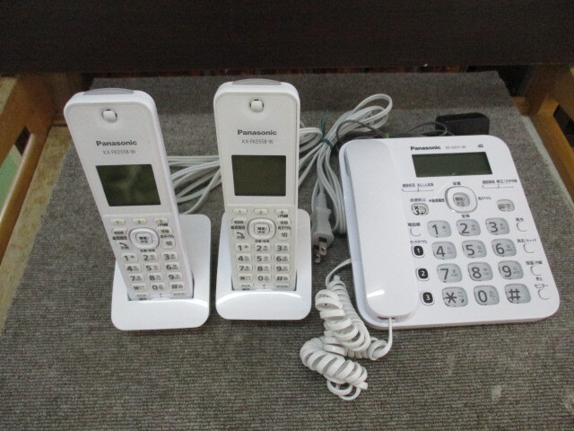 パナソニック デジタルコードレス電話機 VE-GZ31 子機2台付の画像1