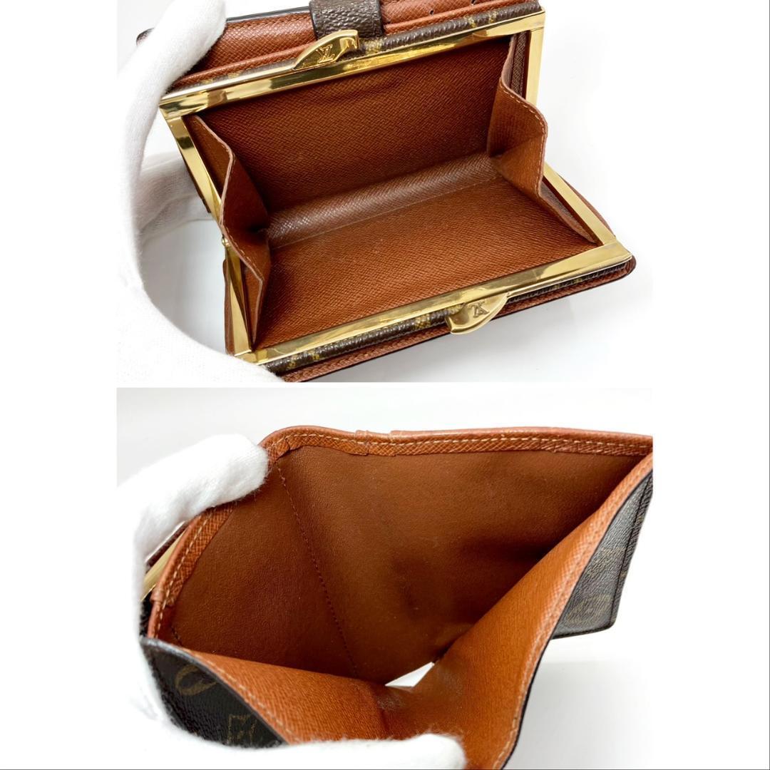 ルイヴィトン ポルトモネビエ ヴィエノワ 折り財布 がま口財布 a-602の画像4