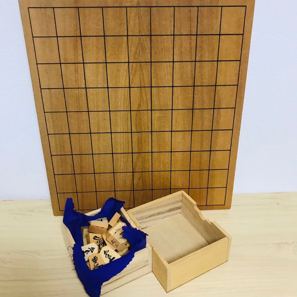 将棋セット　将棋板　将棋駒　書駒　武山作