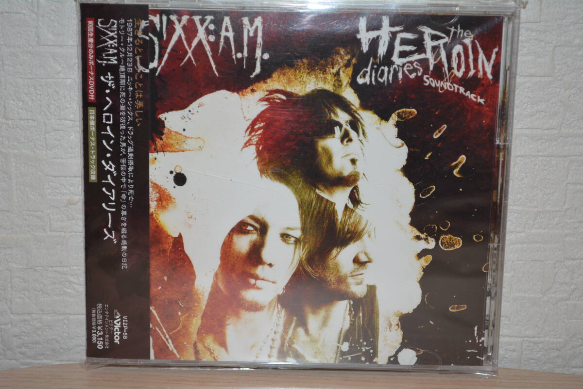 ★【CD＋DVD 2枚組】SIXX:A.M. / ザ・ヘロイン・ダイアリーズ / 初回生産日本盤 帯付 THE HEROIN DIARIES / MOTLEY CRUE_画像1