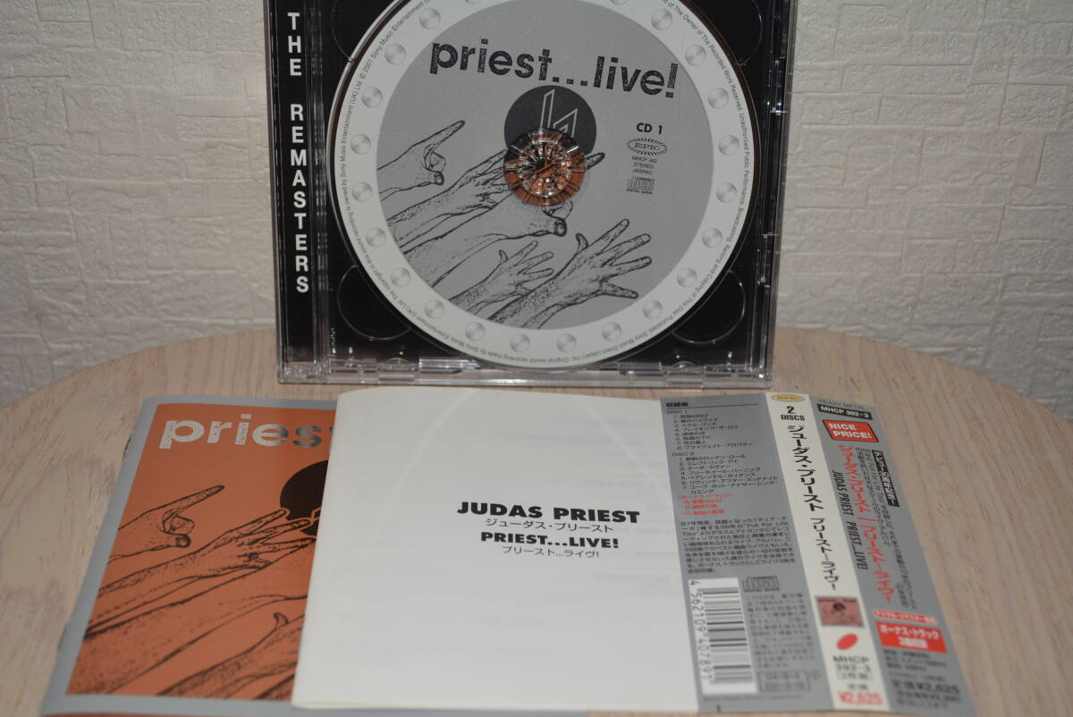 ★【CD 帯付き】ジューダス・プリースト / プリースト...ライヴ！ / JUDAS PRIEST / PRIEST...LIVE! 国内盤 2枚組_画像7