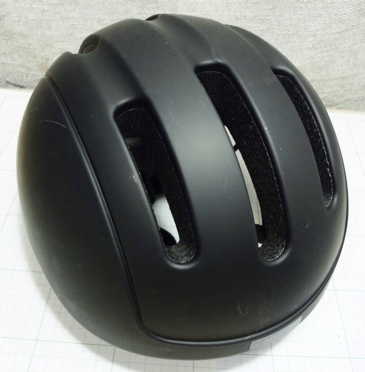 【良品】OGK kabuto KOOFU CS-1 自転車用ヘルメット 黒  S/M JCF推奨  火野正平の画像6
