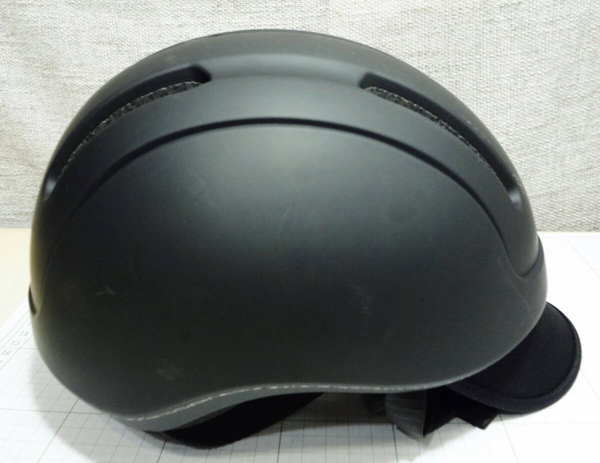 【良品】OGK kabuto KOOFU CS-1 自転車用ヘルメット 黒  S/M JCF推奨  火野正平の画像5