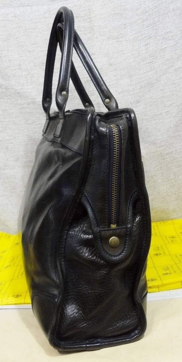 [ хорошая вещь редкий высококлассный ]Felisi Felisi 12-39 все кожа портфель портфель документы портфель A4 чёрный черный 