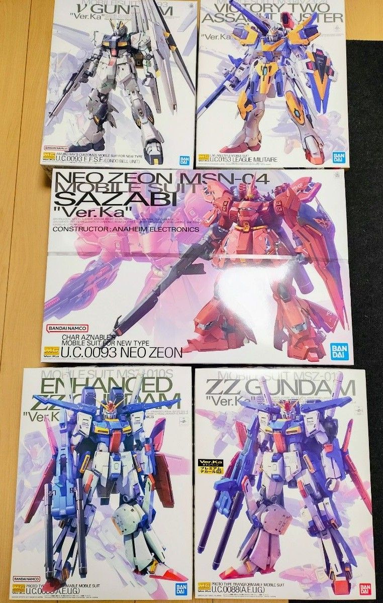 ガンプラ MG Ver Ka 5体セット【未組立】|Yahoo!フリマ(旧 ガンプラ MG Ver Ka 5体セット【未組立】|Yahoo!フリマ(旧