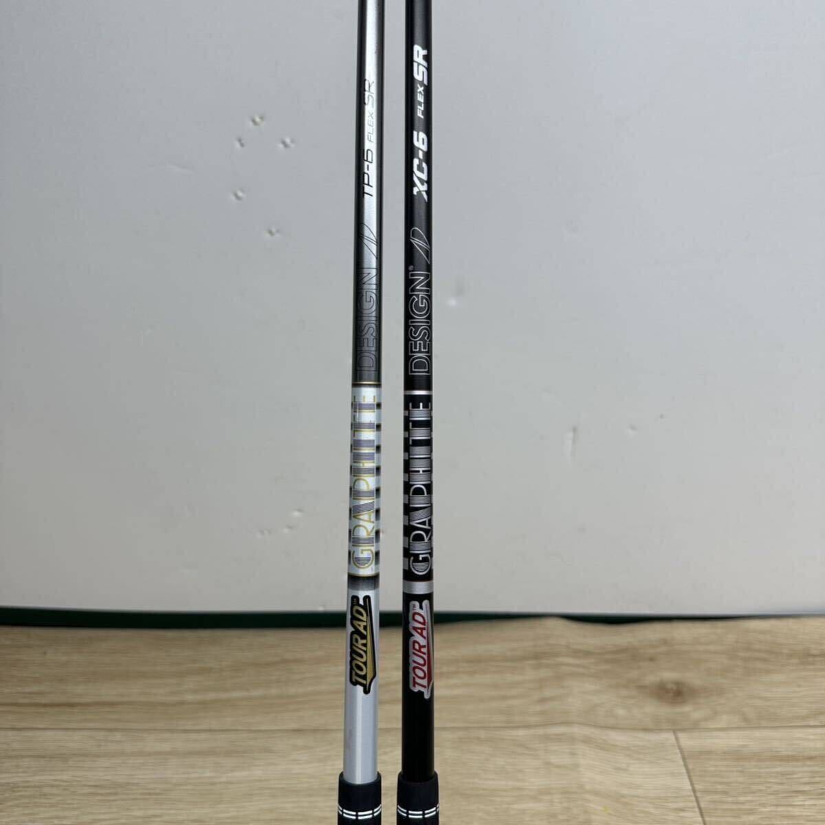 TOUR AD GRAPHITE DESIGN XC-6 FLEX SR/DESIGN TP-6 FLEX SR シャフト 2本セット 現状品【管2802W】_画像3