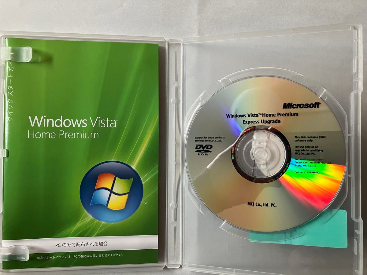 Windows Vista 32bit インストール・アップグレードDVD＋プロダクトキー