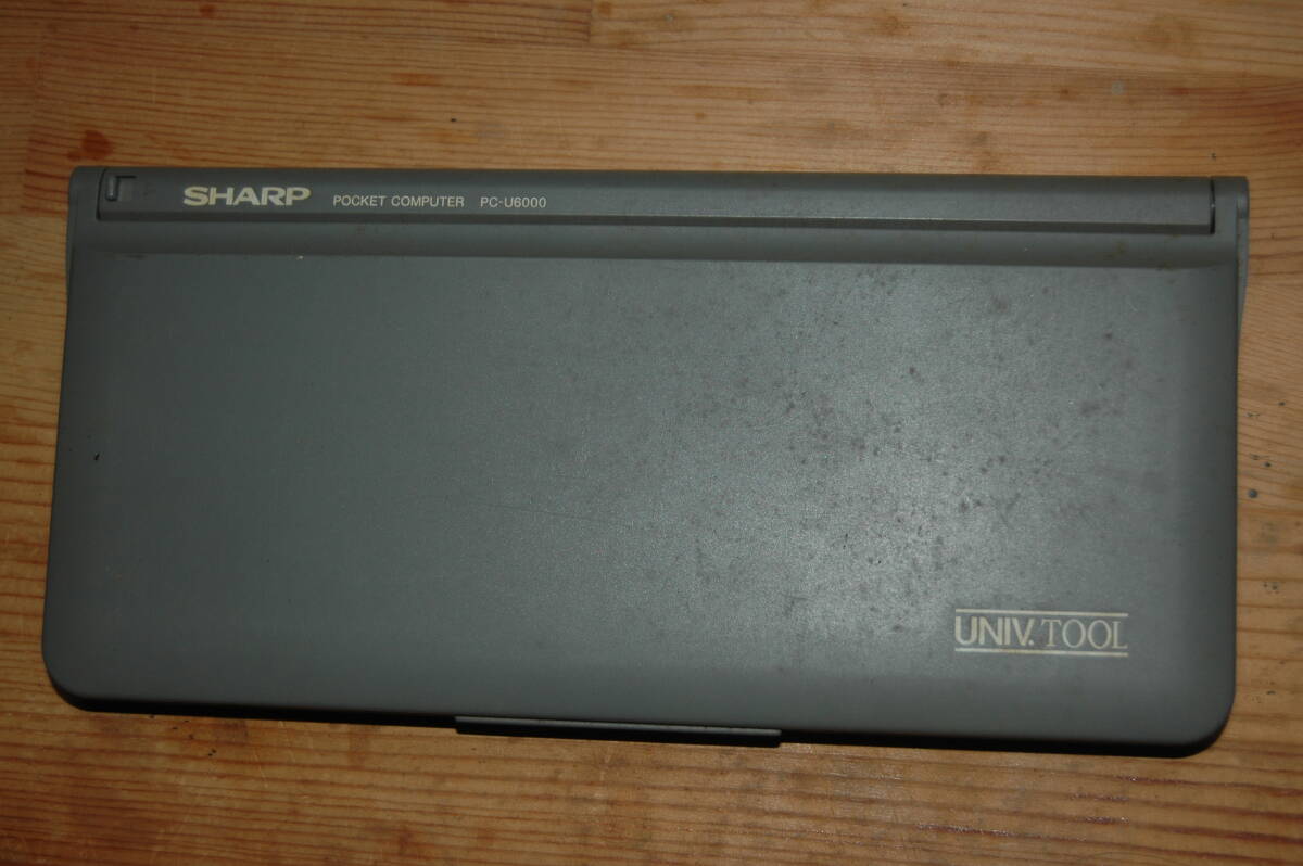 シャープ ポケットコンピューター SHARP PC-U6000 used/ジャンク 送料:370円 検) 昭和レトロの画像1