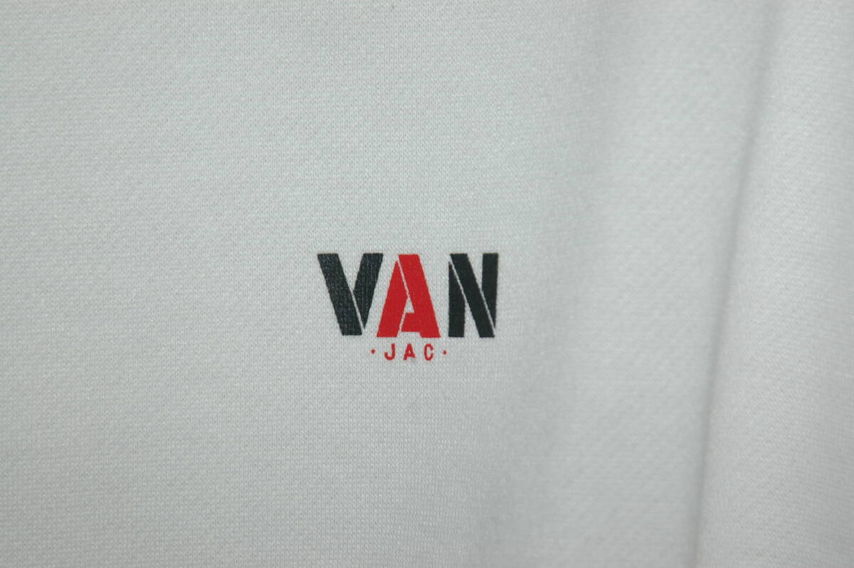 ちょい古のトレーナー VAN JAC スウェットシャツ サイズ:L デッド在庫の未使用品　送料:520円　検) バン メンズ トレーナー 白 ホワイト _画像3