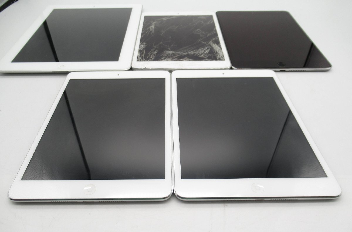Apple ipad まとめ売り ５台セット mini4（A1550）、mini2（A1489）、ｍｉｎｉ（A1432）×２台、 第３世代（A1430）☆ジャンク★N0405093の画像2